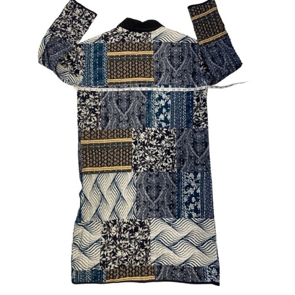 Free People X Brenda Knight NWOT Merigold Quilted Boho Duster Jacket Size L - Picture 15 of 17